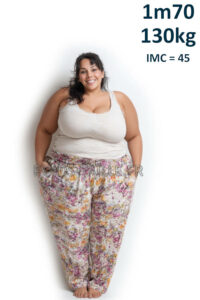 Femme 1m70 130kg