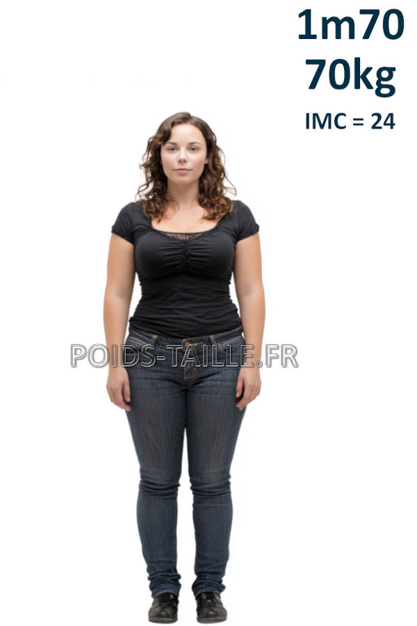 Femme 1m70 70kg
