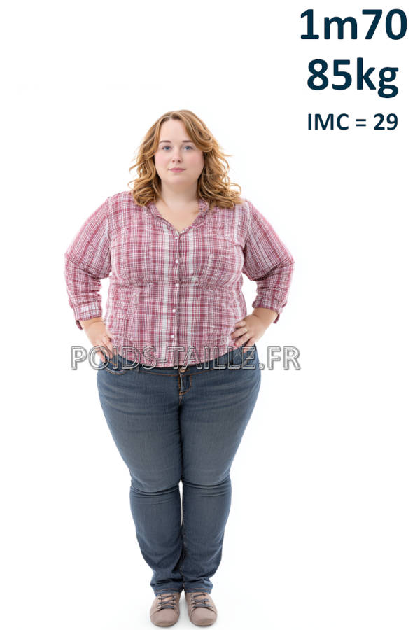 Femme 1m70 85kg