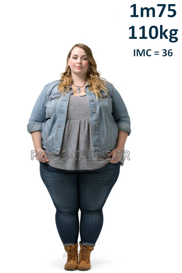 Femme 1m75 110kg