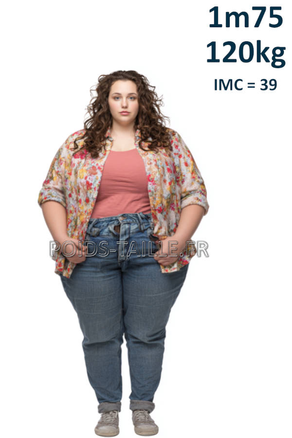 Femme 1m75 120kg