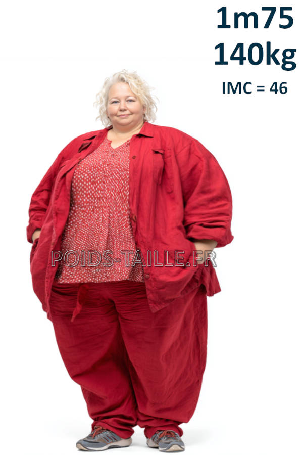 Femme 1m75 140kg