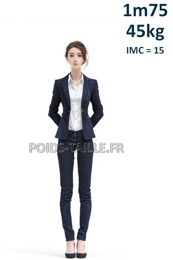 Femme 1m75 45kg