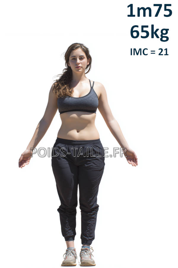 Femme 1m75 65kg
