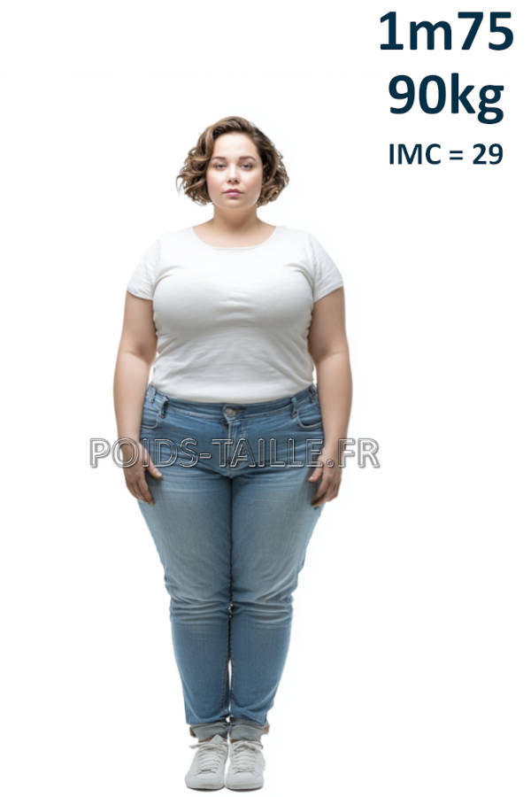 Femme 1m75 90kg