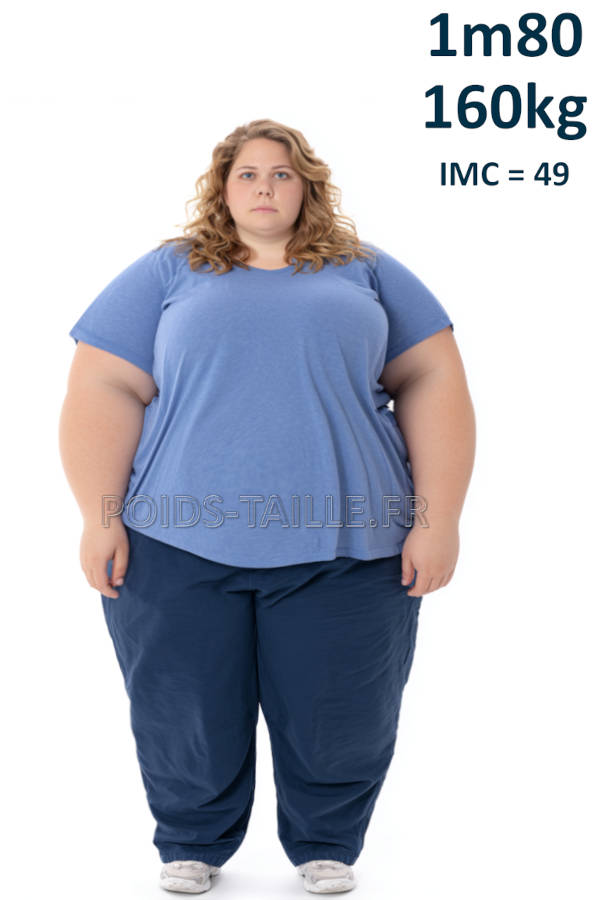 Femme 1m80 160kg