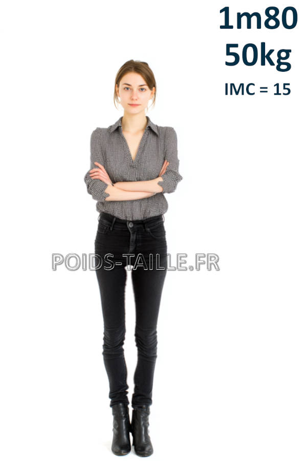 Femme 1m80 50kg