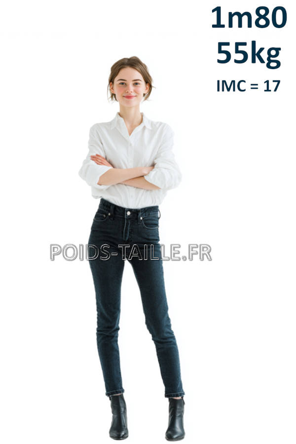 Femme 1m80 55kg
