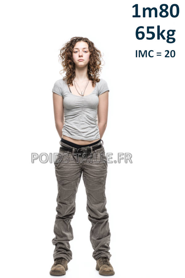 Femme 1m80 65kg
