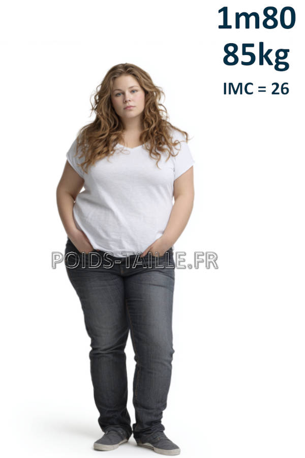 Femme 1m80 85kg