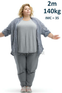 Femme 2m 140kg