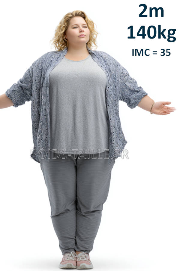 Femme 2m 140kg