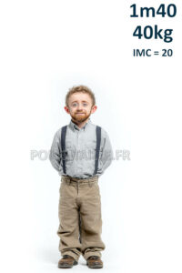 Homme 1m40 40kg