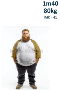 Homme 1m40 80kg