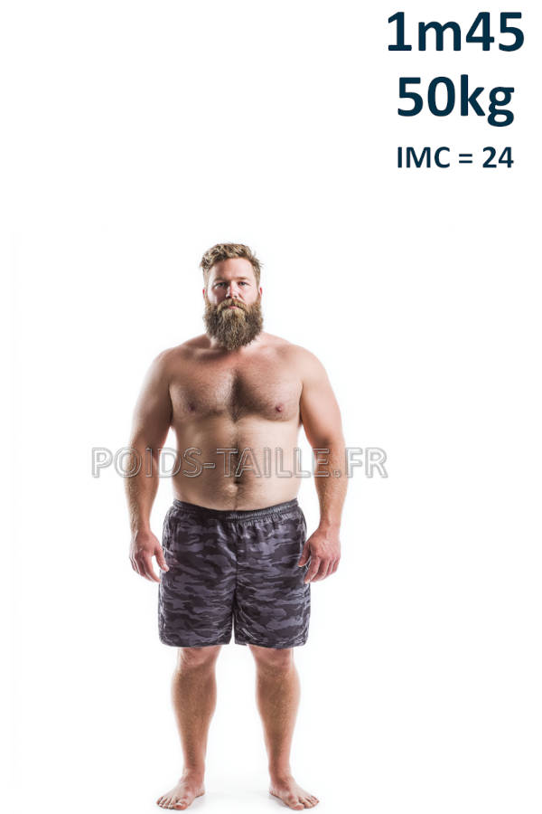 Homme 1m45 50kg