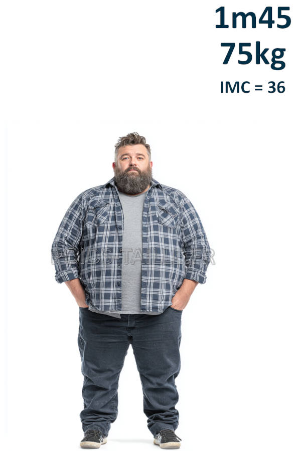 Homme 1m45 75kg