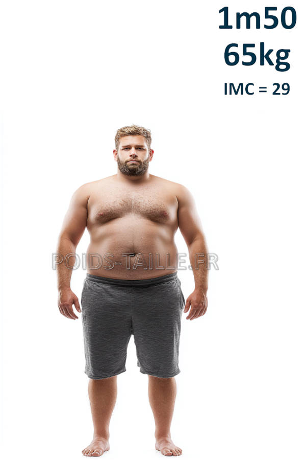 Homme 1m50 65kg