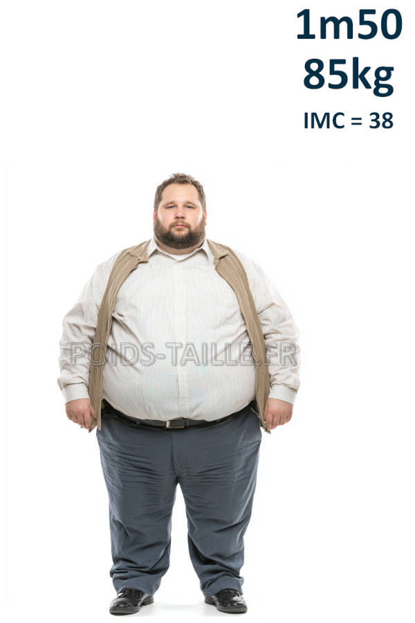 Homme 1m50 85kg