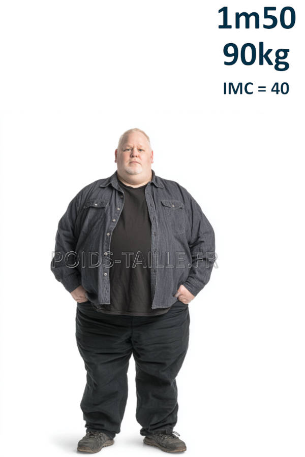 Homme 1m50 90kg