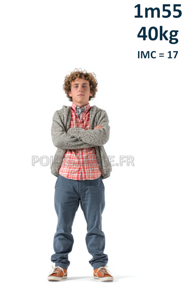 Homme 1m55 40kg