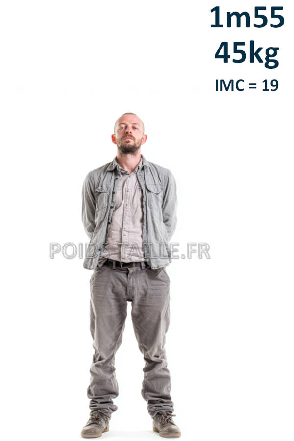 Homme 1m55 45kg
