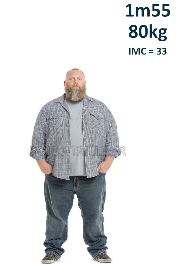 Homme 1m55 80kg