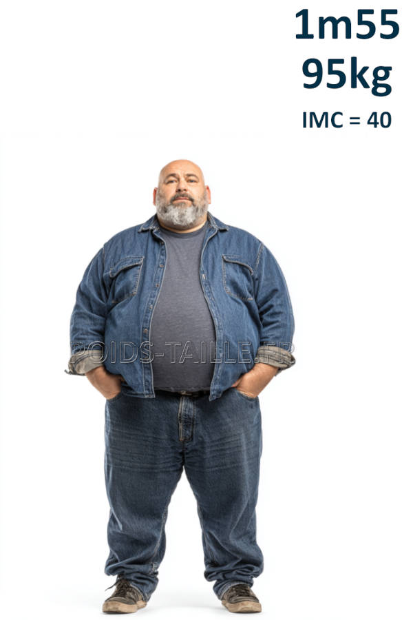 Homme 1m55 95kg