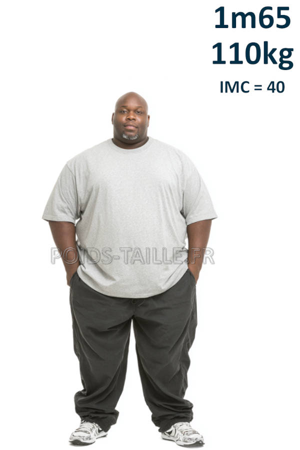Homme 1m65 110kg