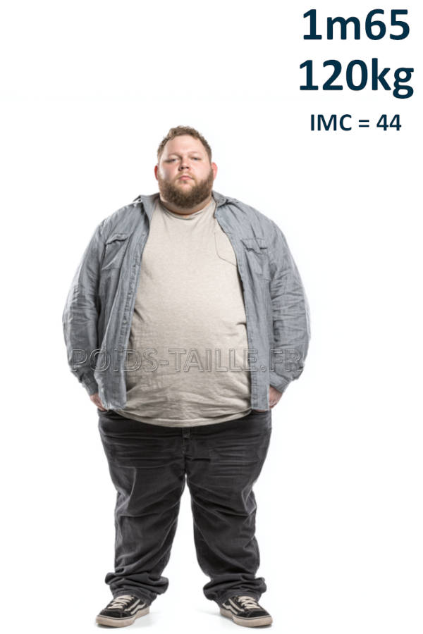 Homme 1m65 120kg