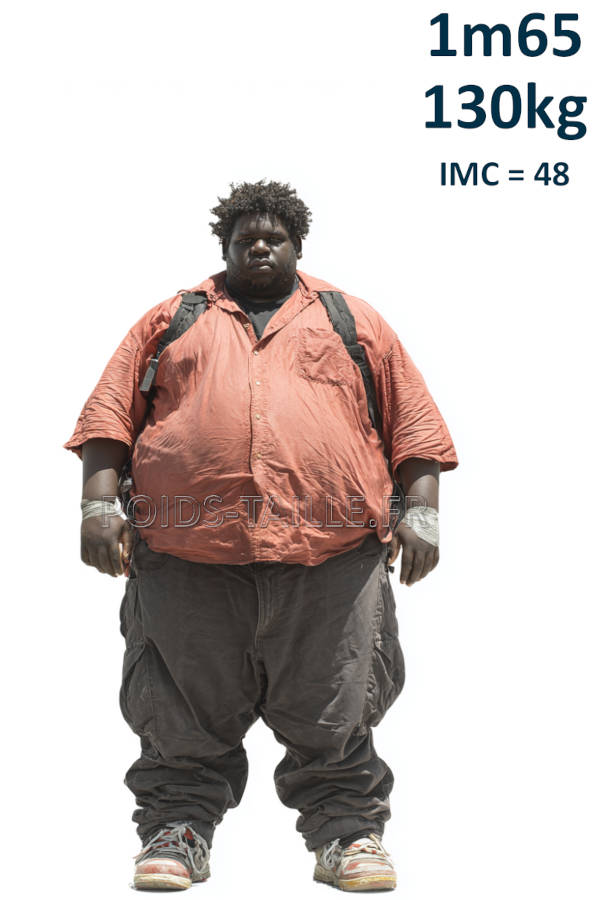 Homme 1m65 130kg