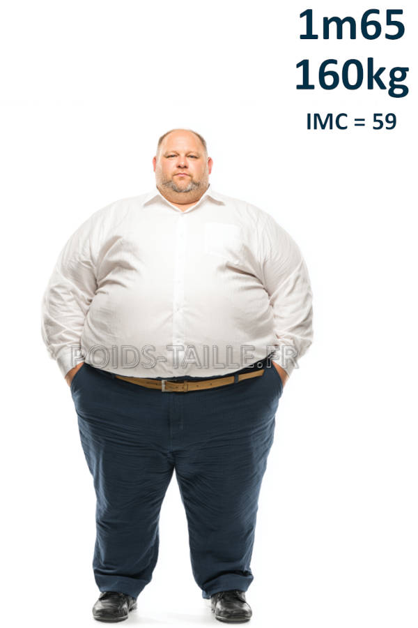 Homme 1m65 160kg