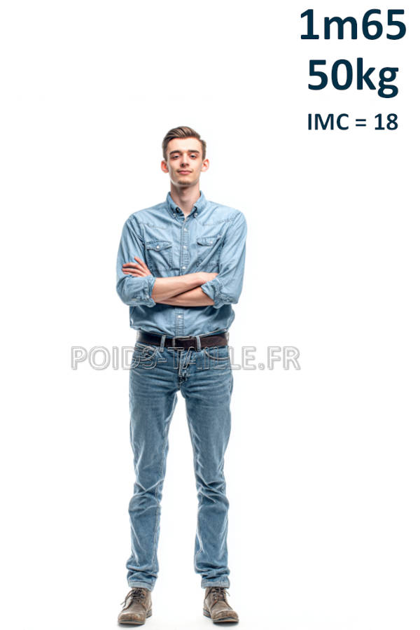Homme 1m65 50kg