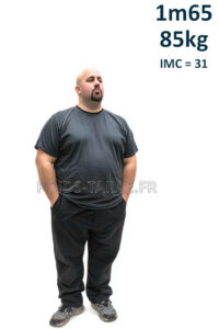 Homme 1m65 85kg