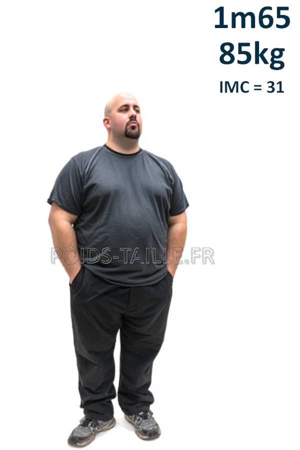 Homme 1m65 85kg