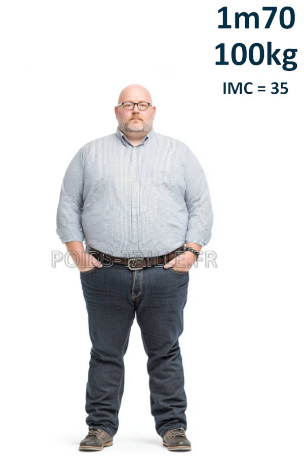 Homme 1m70 100kg