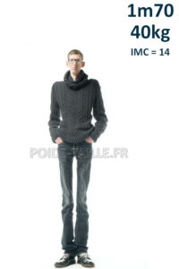 Homme 1m70 40kg