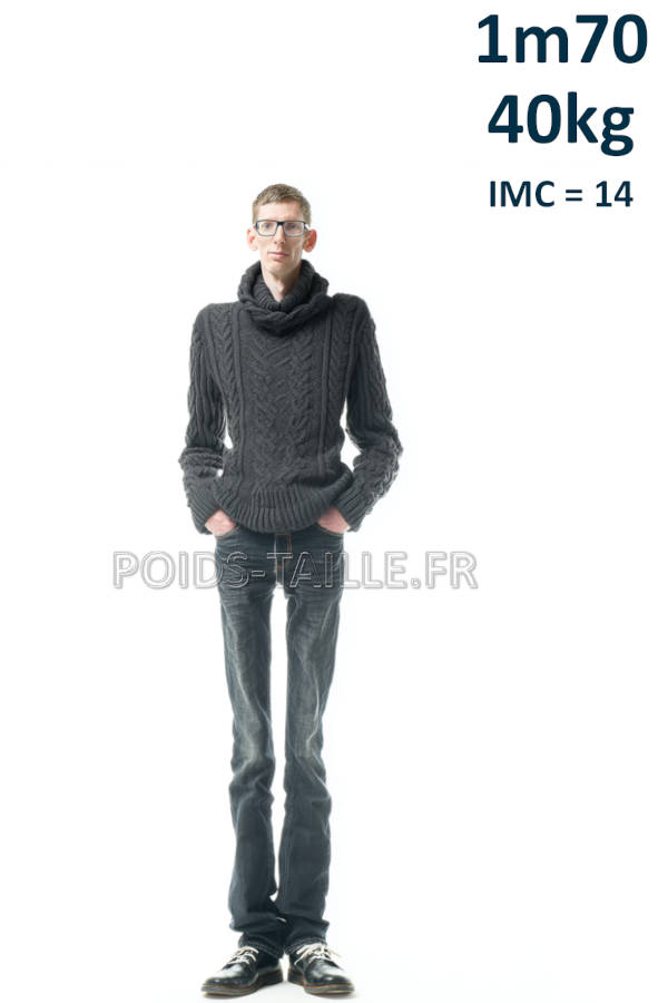 Homme 1m70 40kg