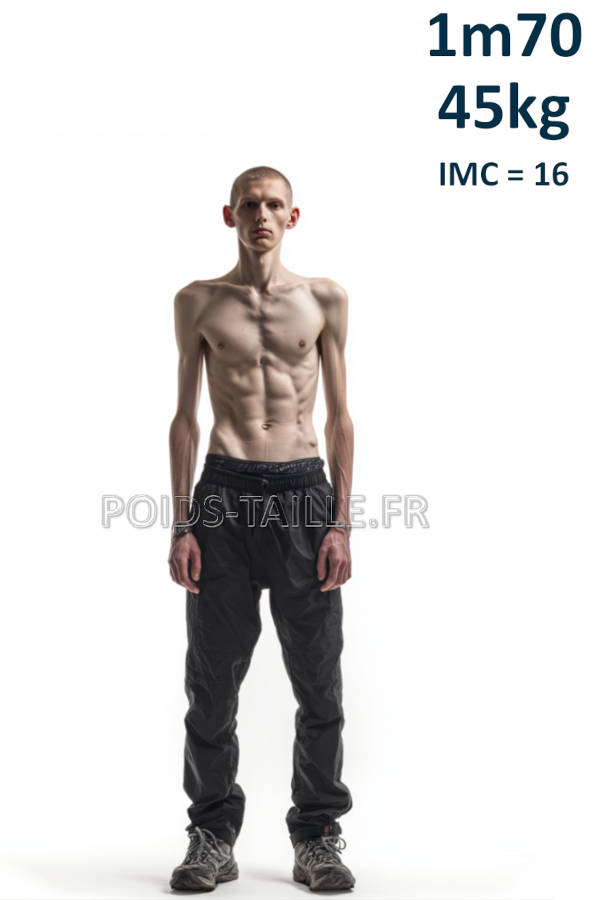 Homme 1m70 45kg