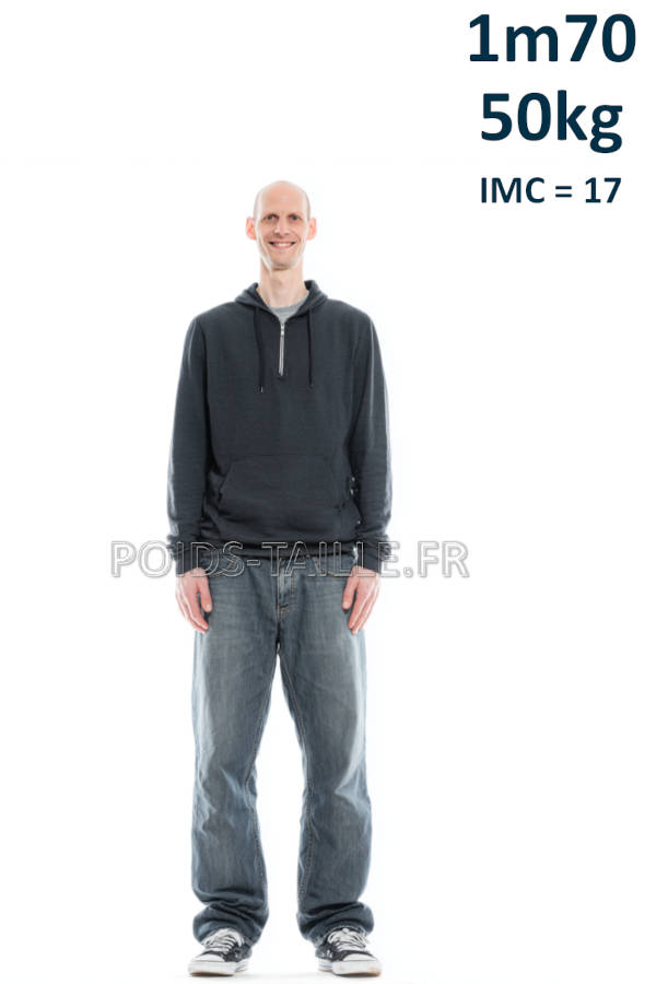 Homme 1m70 50kg