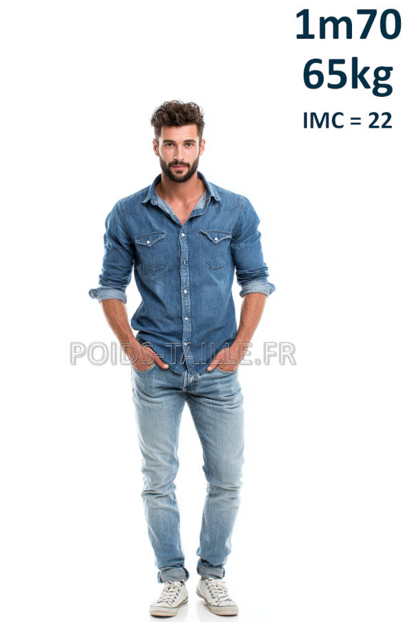 Homme 1m70 65kg