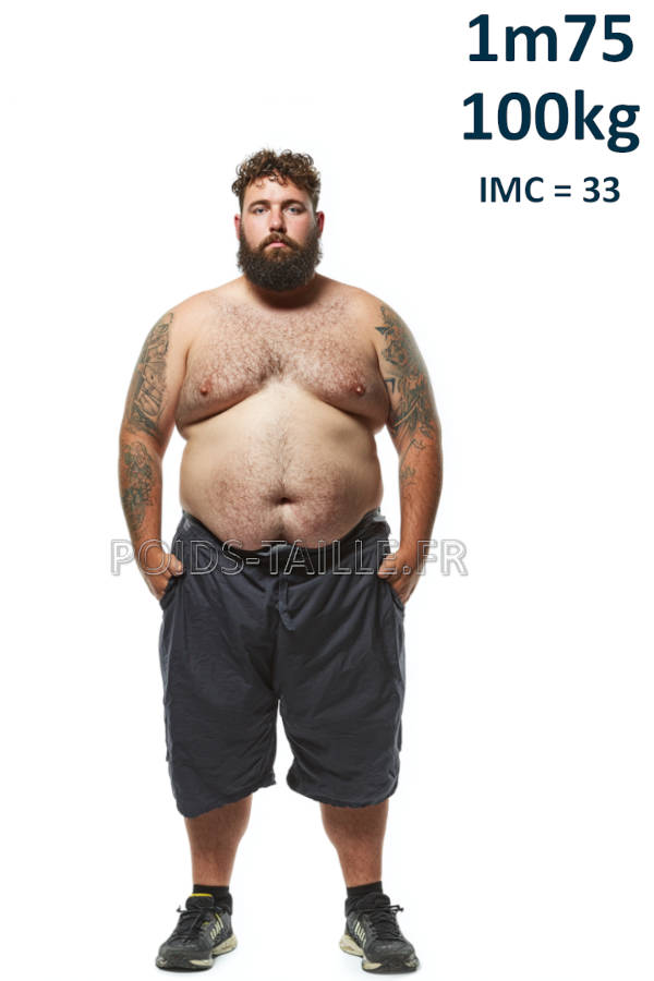 Homme 1m75 100kg