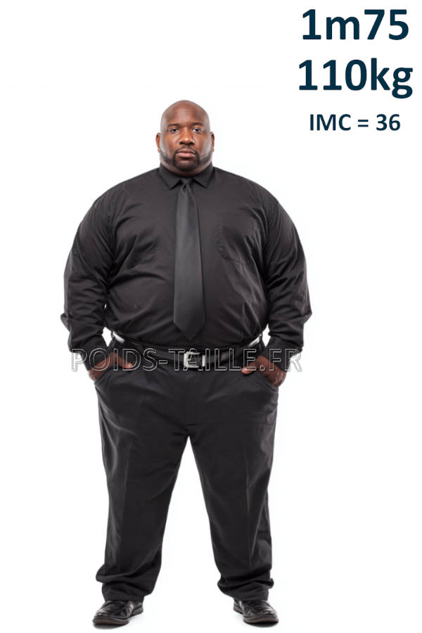 Homme 1m75 110kg