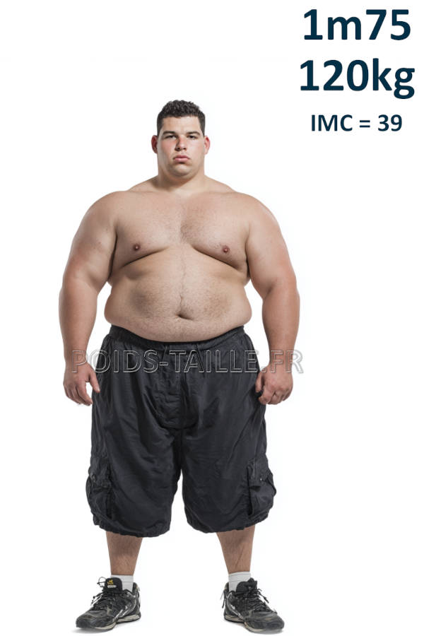 Homme 1m75 120kg