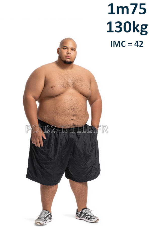 Homme 1m75 130kg