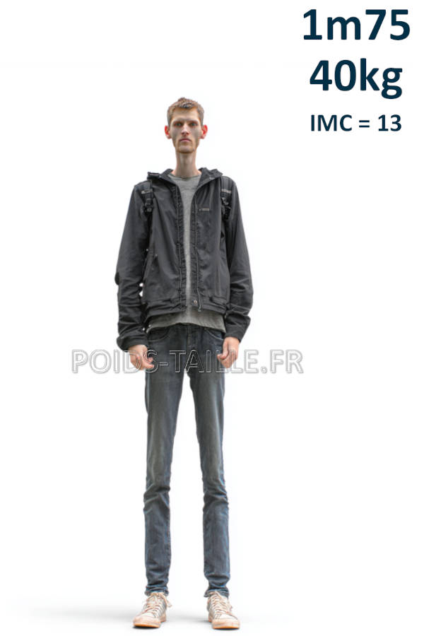 Homme 1m75 40kg