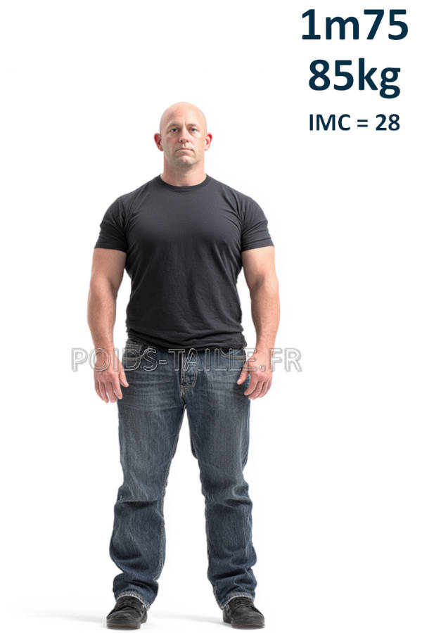 Homme 1m75 85kg