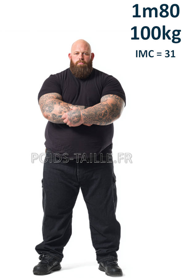 Homme 1m80 100kg