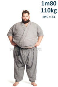 Homme 1m80 110kg