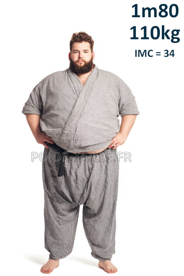 Homme 1m80 110kg