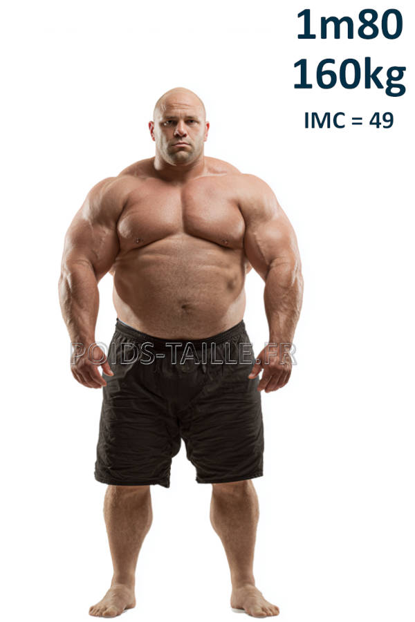 Homme 1m80 160kg